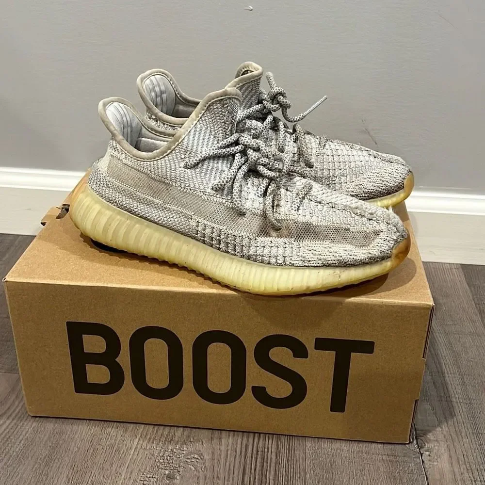 Adidas Yeezy Boost 350 V2 Static Colorway Men’s Size 7 Athletic Shoes Sneakers